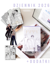 Załaduj obraz do przeglądarki galerii, *PRZEDSPRZEDAŻ* MGŁAVERSOWY DZIENNIK 2026 - ZESTAW