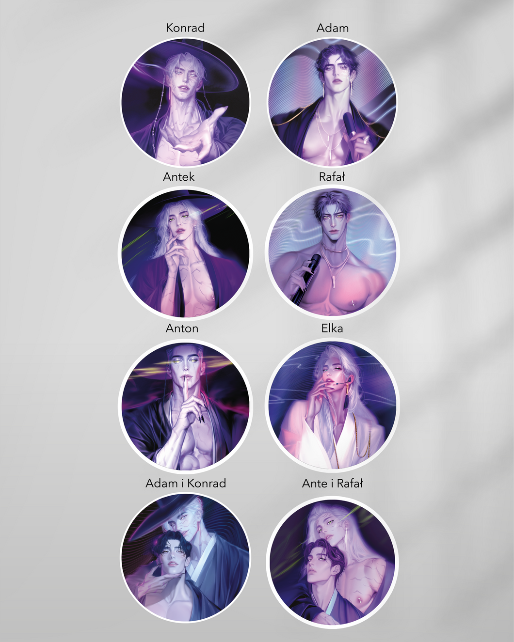 Demoniczna naklejka - DEMONICZNY MGŁAVERS - 6 rozdzajów