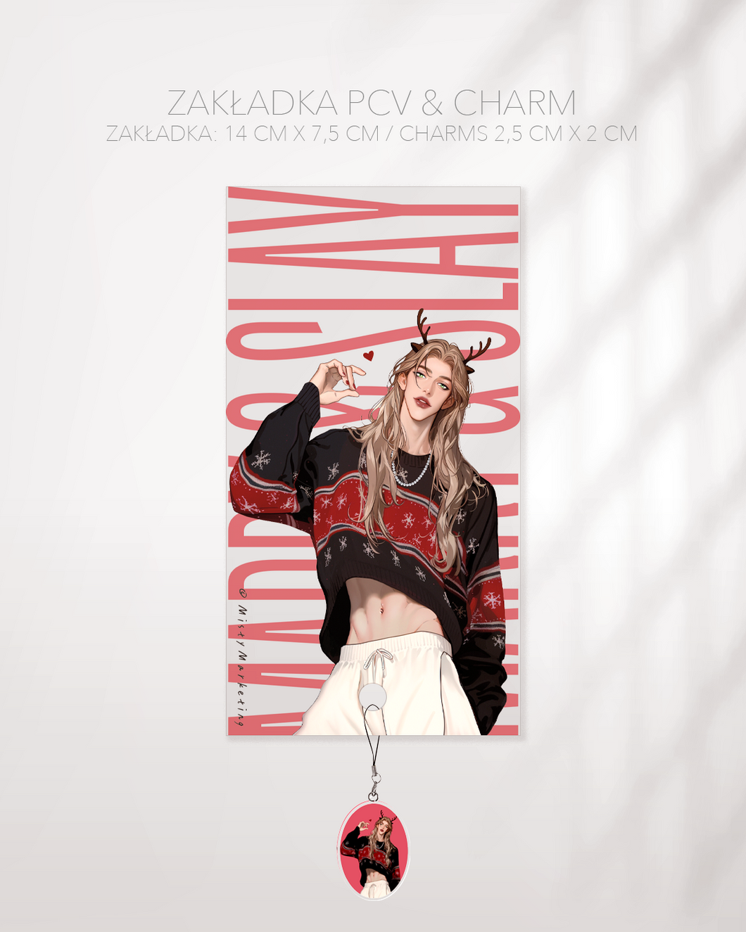 *PRZEDSPRZEDAŻ* - Merry & Slay - Zakładka z charmsem